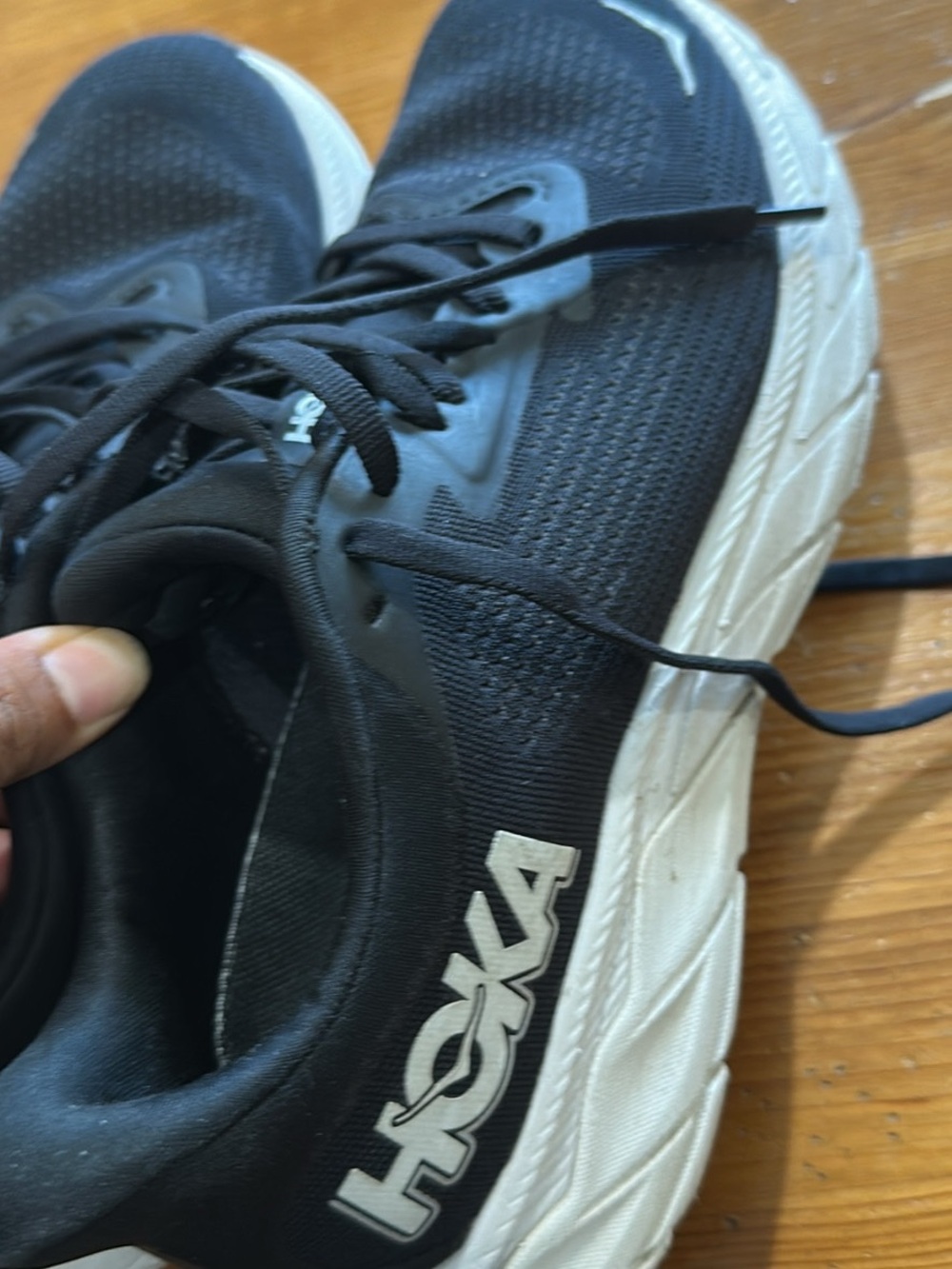 Hoka ARAHI 7 Black Running Shoes Women’s 7.5D - Picture 6 of 6